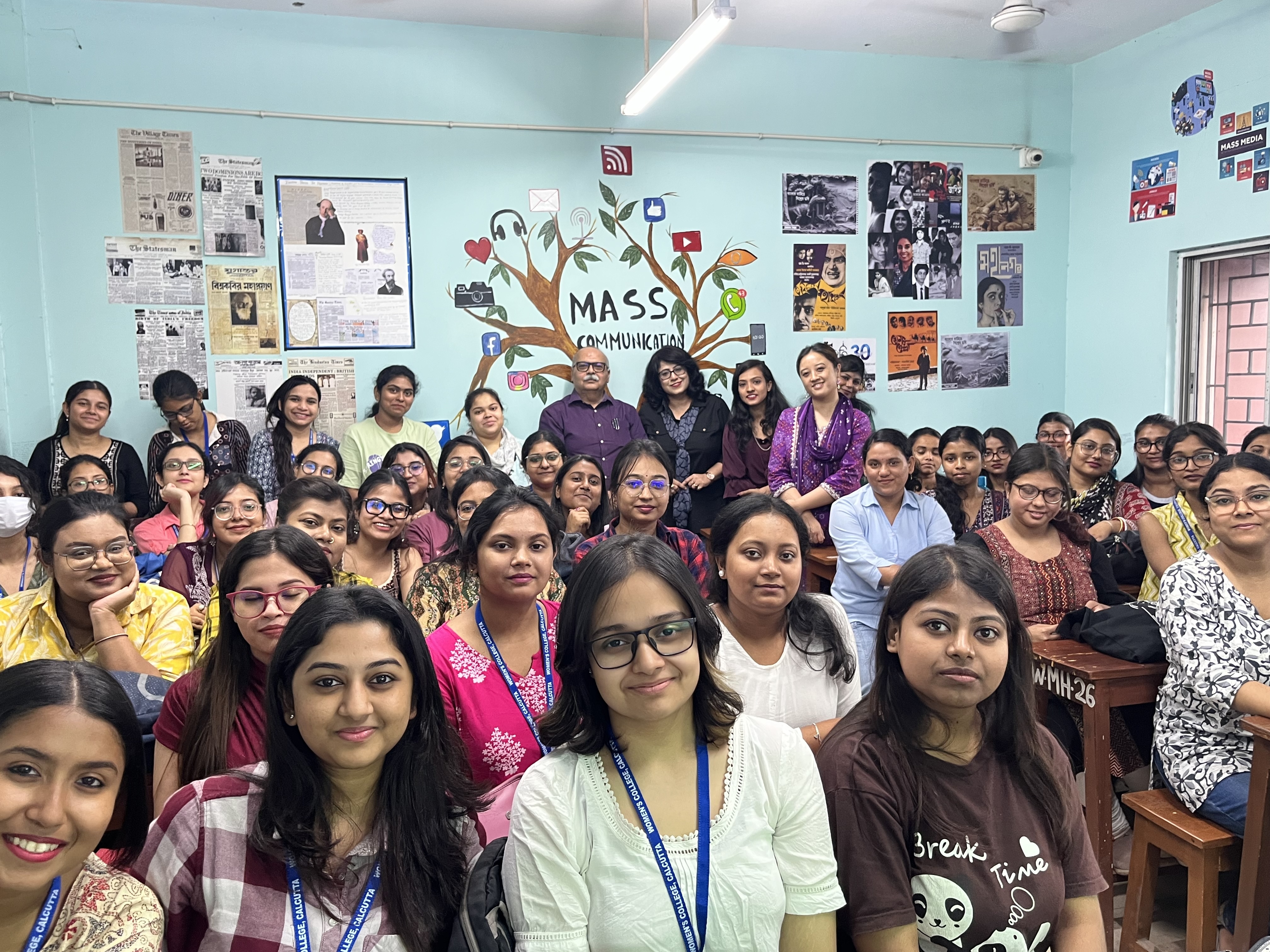 The Department of Journalism and Mass Communication (PG section), Women’s College, Calcutta had organised a masterclass with Mr. Jayanta Ghosal, Veteran journalist and Consulting editor of NDTV on 9th March, 2026.